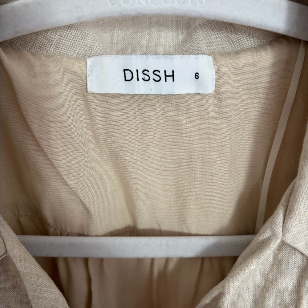 DISSH eloise natural linen mini dress - Picture 9 of 16